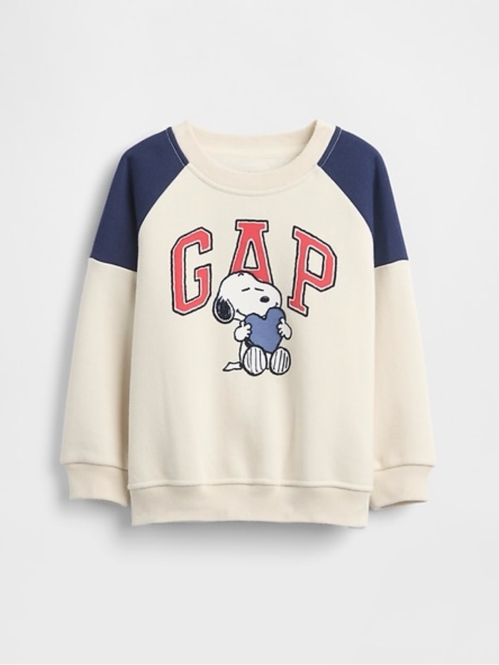 GAP Kids Snoopy Heart Sweatshirt Size 4 NEW